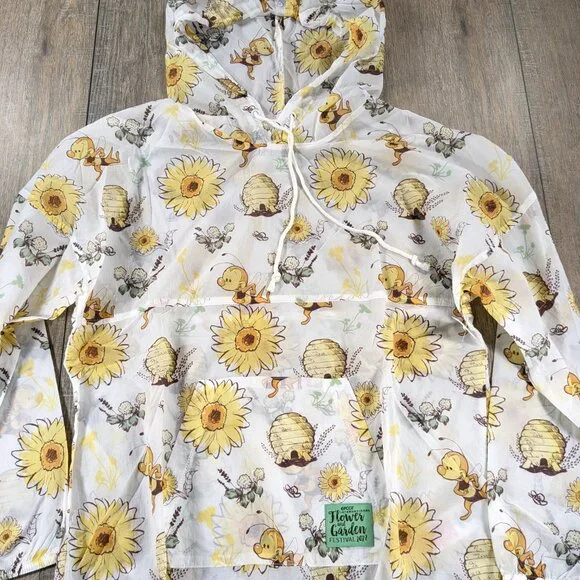 Disney Spirit Jersey Windbreaker Womens XS All Over Print Hoodie Pullover NWT - Picture 2 of 10